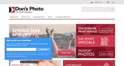 Desktop Screenshot of donsphoto.com